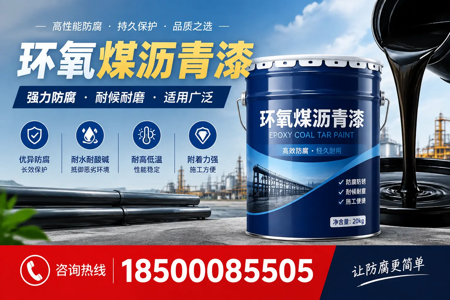 环氧煤沥青漆在不同气候条件下的表现分析，宿迁适用性
